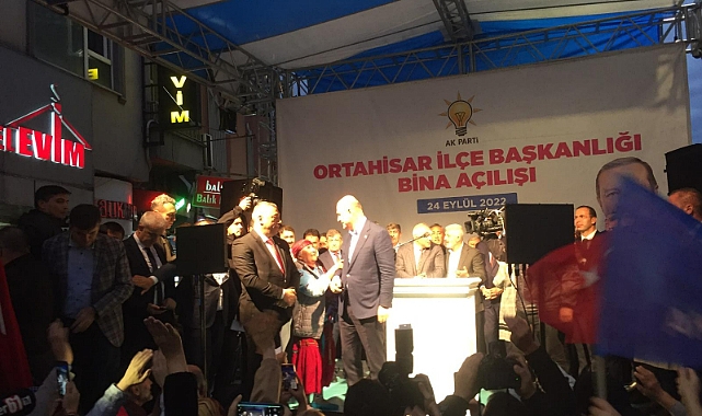 AK PARTİ ORTAHİSAR İLÇE BAŞKANLIĞI BİNASI AÇILDI