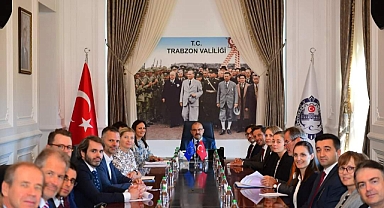 AVRUPA BİRLİĞİ'NDEN TRABZON VALİSİNE ZİYARET