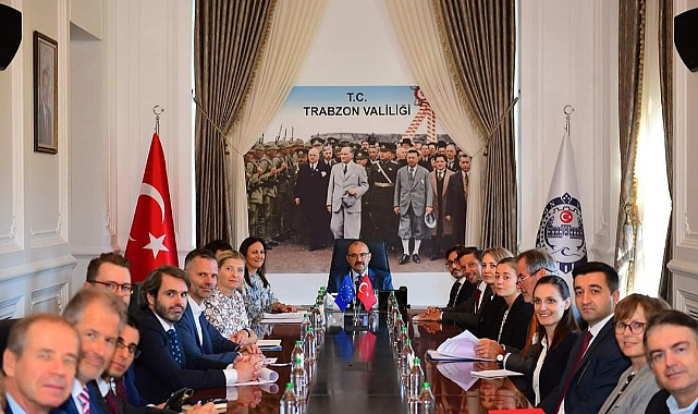 AVRUPA BİRLİĞİ'NDEN TRABZON VALİSİNE ZİYARET