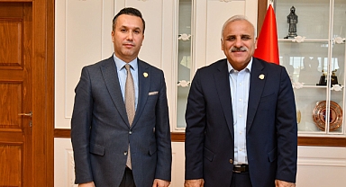 BAŞKAN ZORLUOĞLU İTFAİYE PERSONELİNİ AĞIRLADI