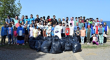 ORTAHİSAR SAHİLİNDE ANLAMLI ÇEVRE TEMİZLİĞİ!