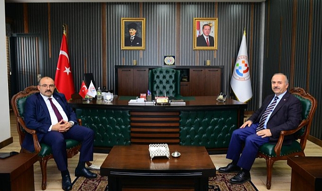 USTAOĞLU'DAN HAYIRLI OLSUN ZİYARETİ