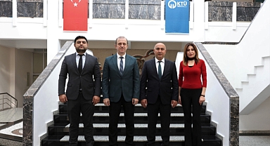 AZERBAYCAN KARS BAŞKONSOLOSU KTÜ'YÜ ZİYARET ETTİ