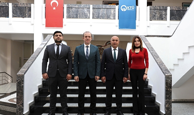 AZERBAYCAN KARS BAŞKONSOLOSU KTÜ'YÜ ZİYARET ETTİ