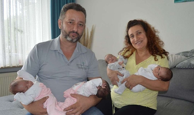 TRABZON'LU AİLENİN DÖRDÜZ SEVİNCİ