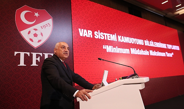 TFF TARAFINDAN VAR SİSTEMİ BİLGİLENDİRME TOPLANTISI YAPILDI