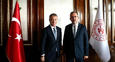 AĞAOĞLU, SPOR BAKANINI ZİYARET ETTİ