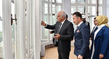 ATATÜRK KÖŞKÜ’NÜN RESTORASYONU DEVAM EDİYOR