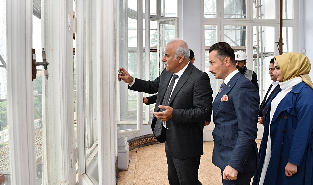 ATATÜRK KÖŞKÜ’NÜN RESTORASYONU DEVAM EDİYOR