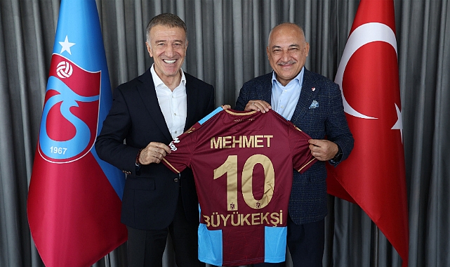 BÜYÜKEKŞİ, TRABZONSPOR'U ZİYARET ETTİ...
