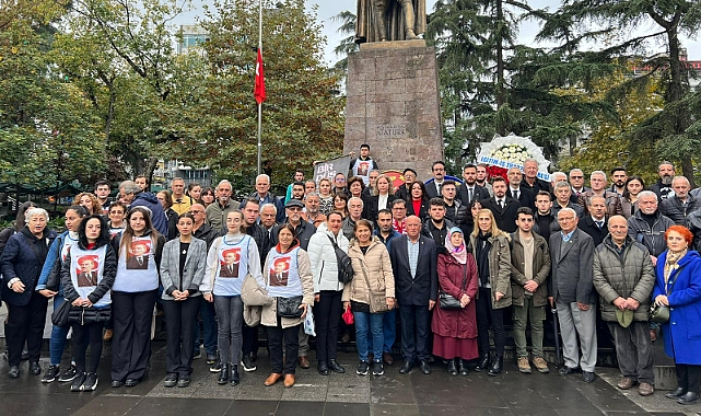 CHP TRABZON TEŞKİLATLARI ATATÜRK'Ü ANDI
