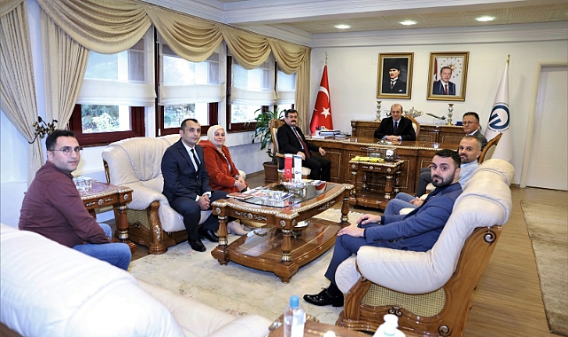 EĞİTİM-BİR-SEN VE MEMUR-SEN’DEN REKTÖR ÇUVALCI’YA ZİYARET