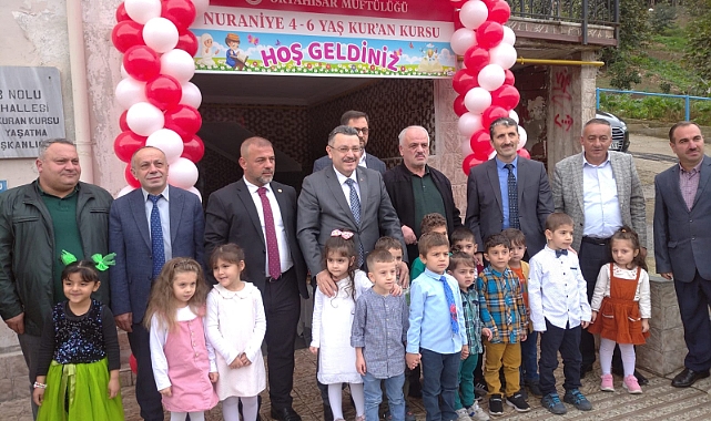 ERDOĞDU MAHALLESİNDE KURAN KURSU AÇILDI