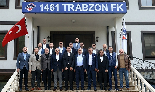 TFF BAŞKANI 1461 TRABZON FK'YI ZİYARET ETTİ