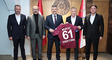 TRABZONSPOR’DAN  EMNİYET MÜDÜRÜ’NE ZİYARET