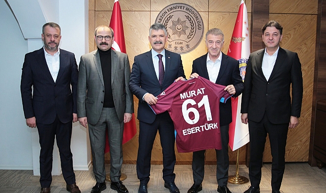 TRABZONSPOR’DAN  EMNİYET MÜDÜRÜ’NE ZİYARET