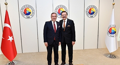 TTSO HEYETİNDEN TOBB BAŞKANI HİSARCIKLIOĞLU'NA ZİYARET