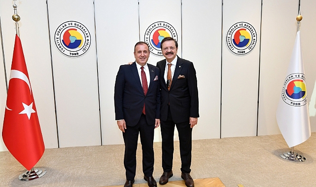 TTSO HEYETİNDEN TOBB BAŞKANI HİSARCIKLIOĞLU'NA ZİYARET