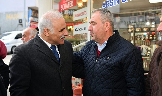BAŞKAN ZORLUOĞLU ARSİN İLÇESİNİ ZİYARET ETTİ 
