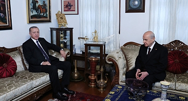 ERDOĞAN, BAHÇELİ İLE GÖRÜŞTÜ