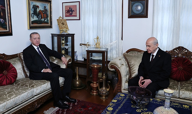 ERDOĞAN, BAHÇELİ İLE GÖRÜŞTÜ