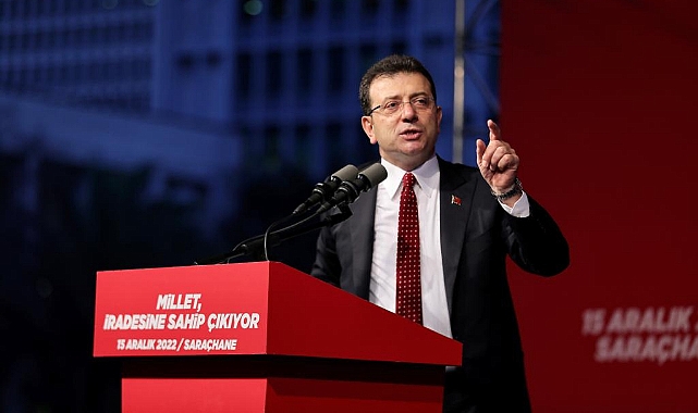 İMAMOĞLU: AK PARTİ VE MHP'DEN ARAYIP ÜZÜNTÜLERİNİ BİLDİRENLER VAR