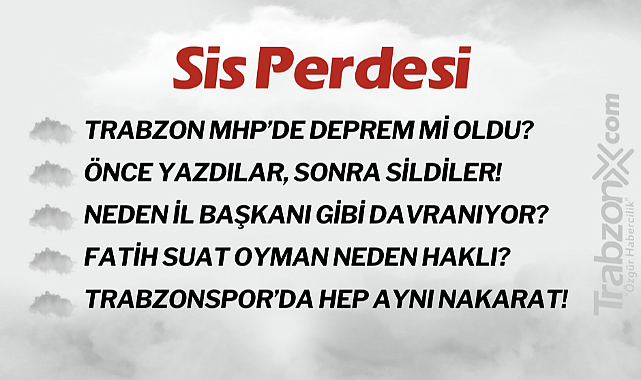 05.01.2023 SİS PERDESİ