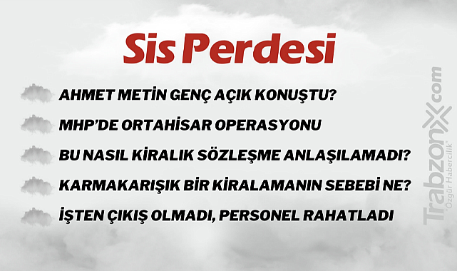 06.01.2023 SİS PERDESİ