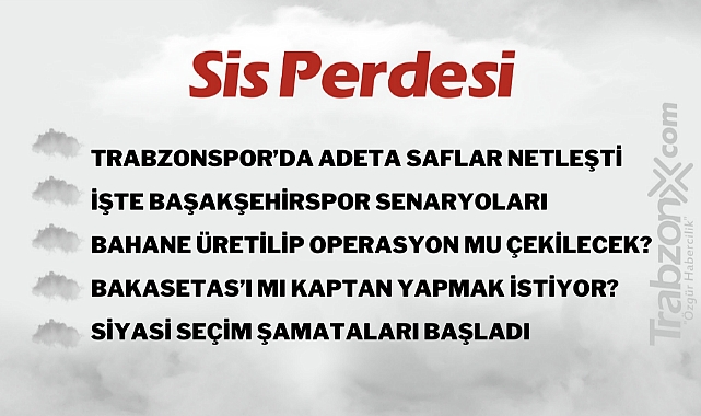 14.01.2023 SİS PERDESİ