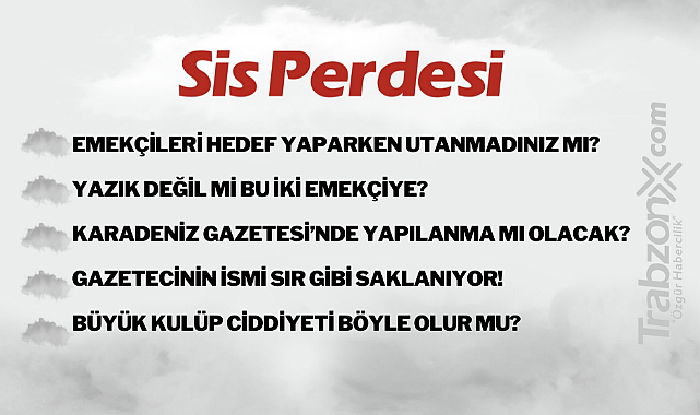 24.01.2023 SİS PERDESİ