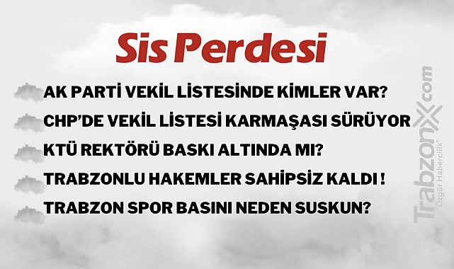 27.01.2023 SİS PERDESİ