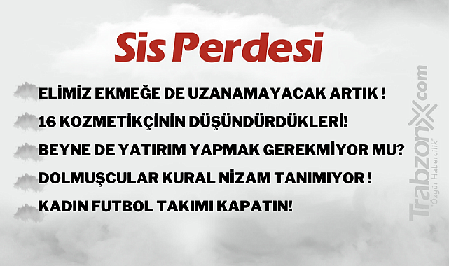 30.01.2023 SİS PERDESİ