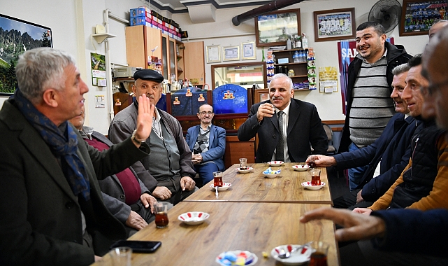 BAŞKAN ZORLUOĞLU OF’TA İNCELEMELERDE BULUNDU