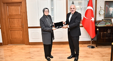 BAŞKAN ZORLUOĞLU SİVİL TOPLUM VE HALKLA İLİŞKİLER BAŞKANI UYGUR’U AĞIRLADI