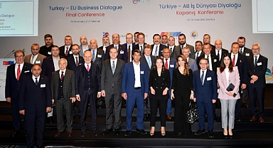   ÇELEBİ, TÜRKİYE - AB İŞ DÜNYASI DİYALOĞU TOPLANTISINA KATILDI