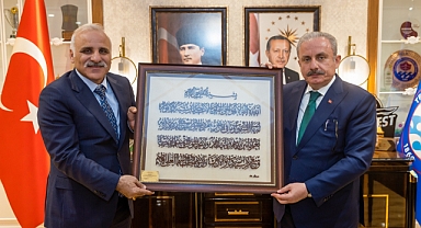 TBMM BAŞKANI ŞENTOP BÜYÜKŞEHİR’İ ZİYARET ETTİ