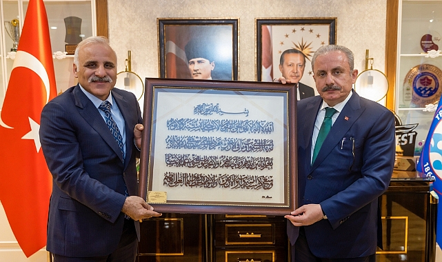 TBMM BAŞKANI ŞENTOP BÜYÜKŞEHİR’İ ZİYARET ETTİ