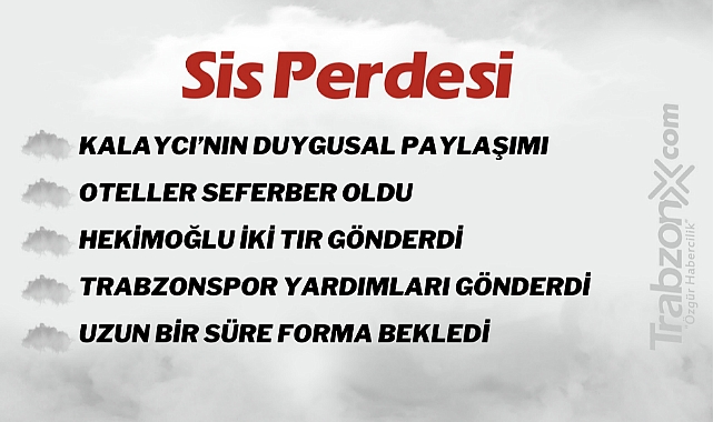 08.02.2023 SİS PERDESİ