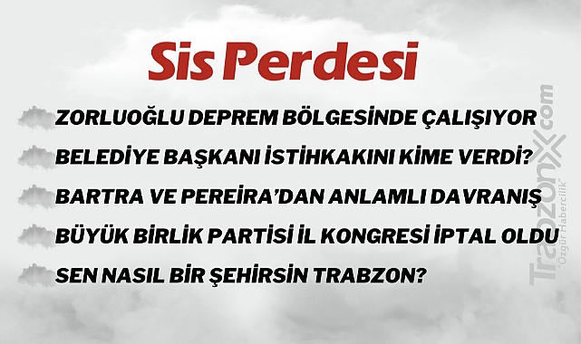 11.02.2023 SİS PERDESİ
