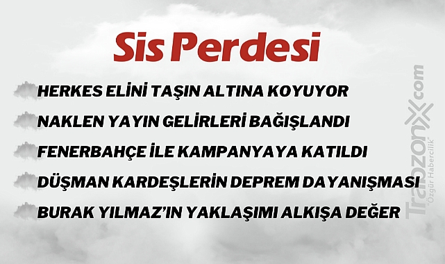 12.02.2023 SİS PERDESİ
