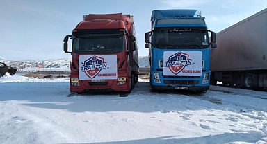 1461 TRABZON FK 5 TIR YARDIM GÖNDERDİ
