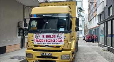 18. BÖLGE TRABZON ECZACILAR ODASI’NIN İLAÇLARI MALATYA’YA ULAŞTI