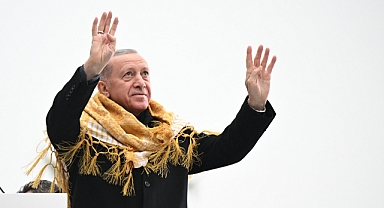 CUMHURBAŞKANI ERDOĞAN, AYDIN'DA TOPLU AÇILIŞ TÖRENİNE KATILDI