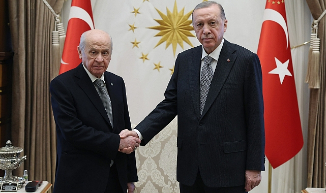 ERDOĞAN, MHP LİDERİ BAHÇELİ'YLE GÖRÜŞTÜ