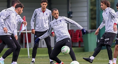 TRABZONSPOR BASEL MAÇI HAZIRLIKLARINI SÜRDÜRÜYOR