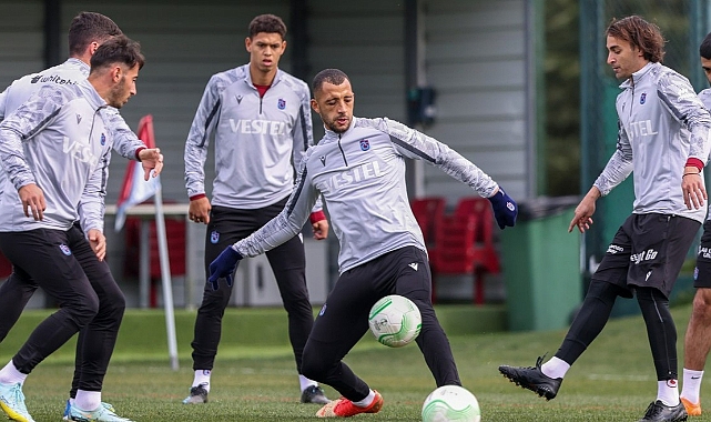 TRABZONSPOR BASEL MAÇI HAZIRLIKLARINI SÜRDÜRÜYOR