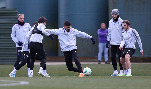 TRABZONSPOR'DA BASEL MAÇI HAZIRLIKLARI SÜRÜYOR