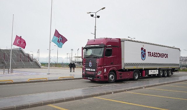 TRABZONSPOR DEPREM BÖLGESİNE YARDIMLARINE SÜRDÜRÜYOR