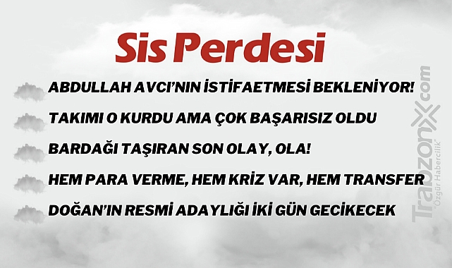 07.03.2023 SİS PERDESİ