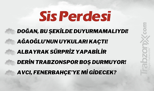 10.03.2023 SİS PERDESİ